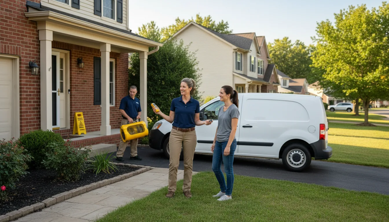 Water restoration image for Dehumidification And Cleanup Services in Eolia, KY